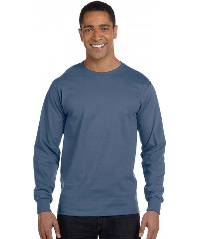 6.1 oz. Long-Sleeve Beefy-T (5186) Denim Blue $10.45 T-Shirts