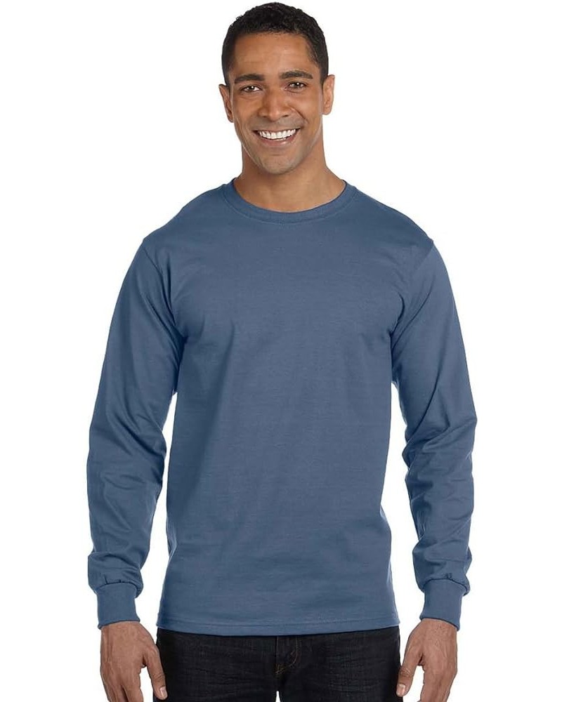 6.1 oz. Long-Sleeve Beefy-T (5186) Denim Blue $10.45 T-Shirts