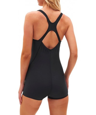 Womens Swimsuit Sport One Piece Bathing Suit for Women Athletic Swimsuits Modest Swimwear Training Blackorange-bl $11.96 Swim...