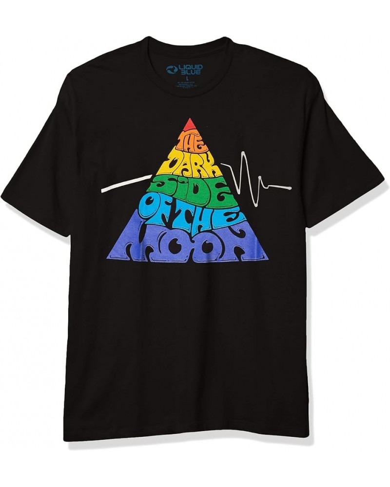 Unisex-Adult Standard Pink Floyd Pyramid Groove Darkside T-Shirt Black $13.53 T-Shirts