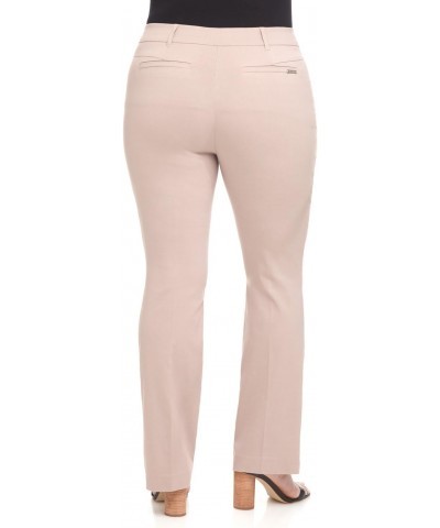 Curvy Woman Ease into Comfort Barely Bootcut Plus Size Pant (22W, Khaki) $31.89 Pants