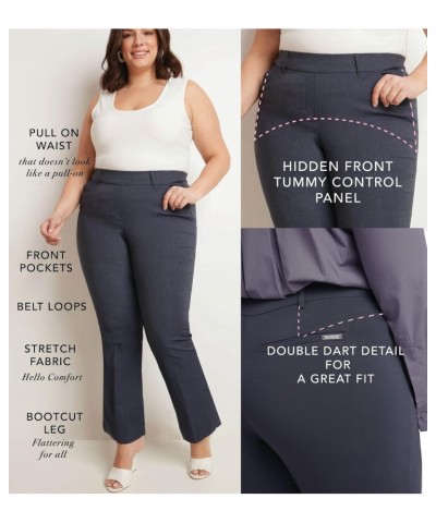 Curvy Woman Ease into Comfort Barely Bootcut Plus Size Pant (22W, Khaki) $31.89 Pants