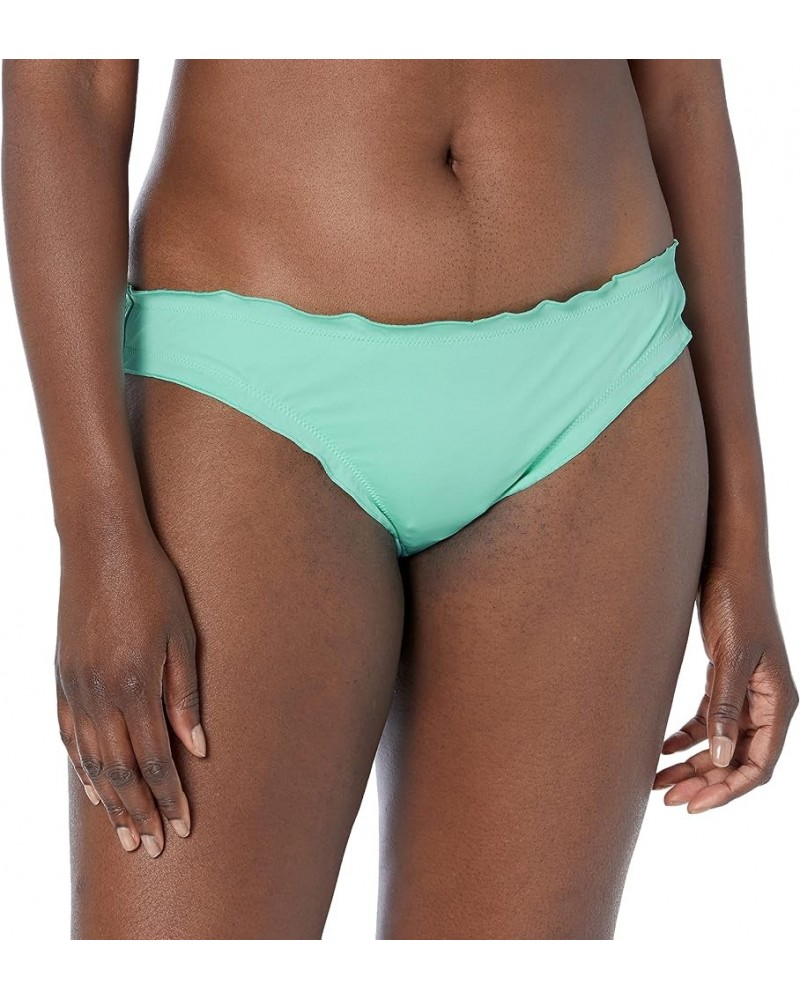 Women's Swim Secret Ruffled and Ruched Back Bikini Bottom Mint Chip $10.50 Swimsuits