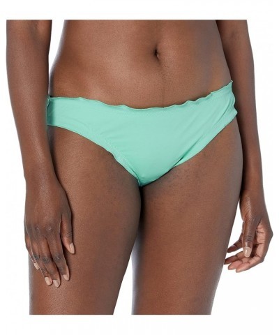 Women's Swim Secret Ruffled and Ruched Back Bikini Bottom Mint Chip $10.50 Swimsuits