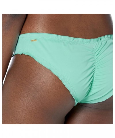 Women's Swim Secret Ruffled and Ruched Back Bikini Bottom Mint Chip $10.50 Swimsuits