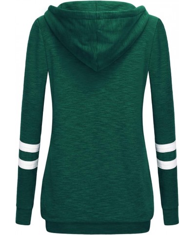 Long Sleeve Shirt Lightweight Pullover Sweatshirt Hoodie with Kangaroo Pocket Green $15.40 Hoodies & Sweatshirts