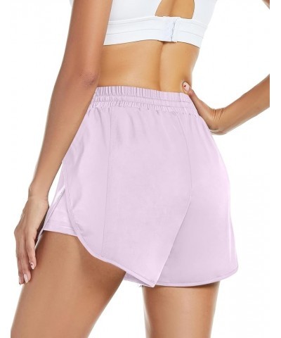 Womens Running Workout Shorts Athletic Gym Short Summer Casual Spandex Hiking Shorts with Pocket Purple $13.20 Activewear