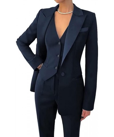 Pant Suits for Women 3 Pieces Wedding Tuxedos Suit Set Business Casual Outfits for Women Grey $39.69 Suits