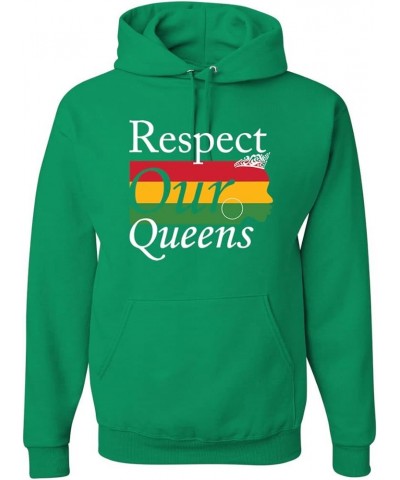 Respect Our Queens Black Pride Unisex Graphic Hoodie Sweatshirt Kelly-respect Our Queens $17.20 Activewear