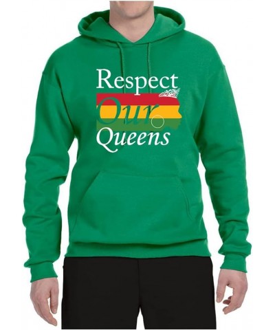 Respect Our Queens Black Pride Unisex Graphic Hoodie Sweatshirt Kelly-respect Our Queens $17.20 Activewear