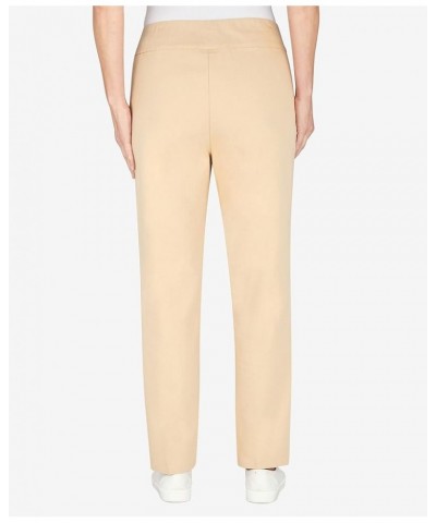 Womens Petite Super Stretch Mid-Rise Average Length Pant Stone $22.61 Pants