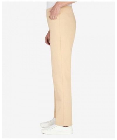 Womens Petite Super Stretch Mid-Rise Average Length Pant Stone $22.61 Pants