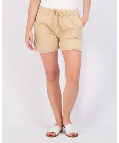 3 Pack: Women's Denim Cutoff Casual Khaki 3.5" Inseam Shorts - Drawstring (Available in Plus Size) Standard Set 5 $28.99 Shorts