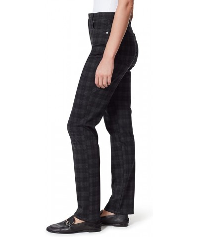 Women's Amanda Ponte High Rise Knit Pant Albi Tartan Plaid $17.42 Pants