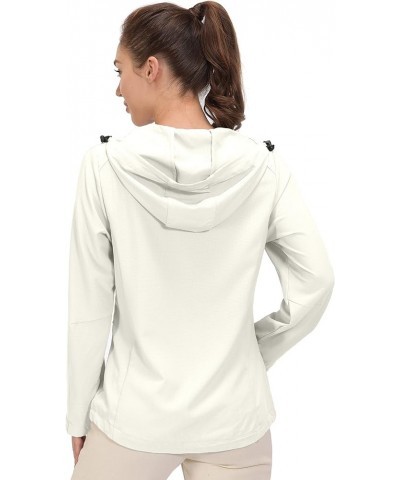 Women's Sun Protection Hoodie Jackets Long Sleeve UPF50+ Shirts Hiking Travel Camp Air Holes Full Zip Marshmallow X-Small $23...