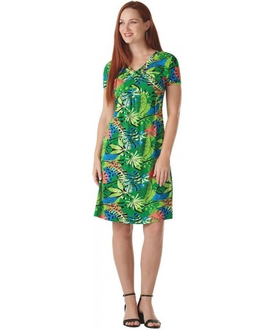 Womens Favorite Vneck Dress Available in 10 Colors and Plus Size Jungle $20.59 Dresses