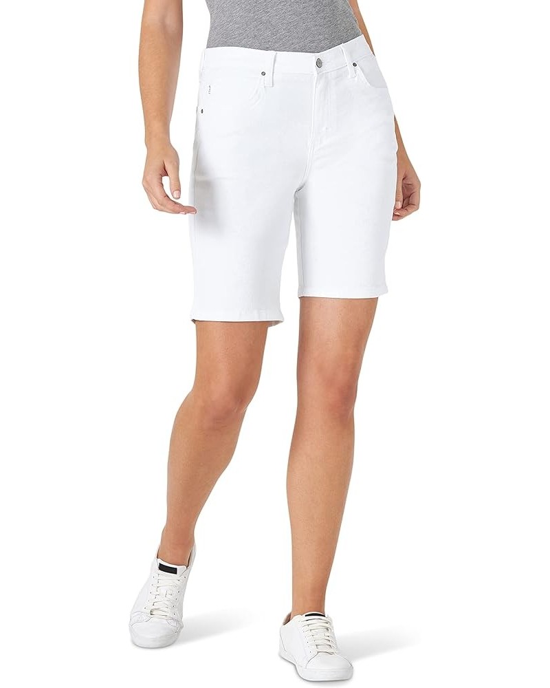 Women's Relaxed Fit Bermuda Short White $12.23 Shorts