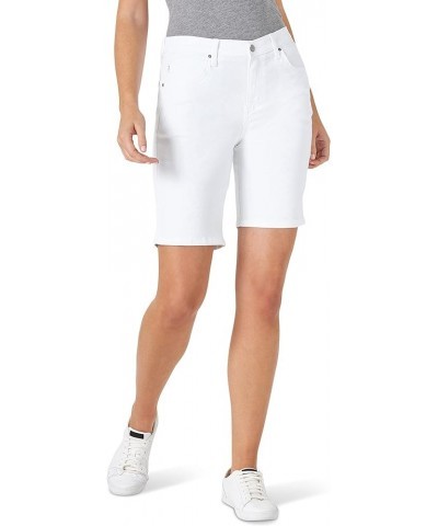 Women's Relaxed Fit Bermuda Short White $12.23 Shorts