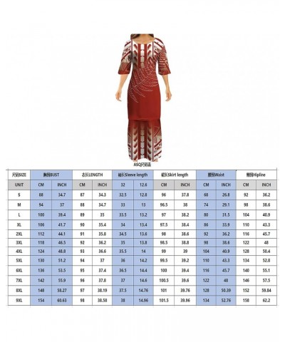 Plus Size Crew Neck Two Piece Set Dress Polynesian Tribal Samoan Puletasi Ptaha Casual Women Dress Eolv19f2lsxp $28.00 Dresses