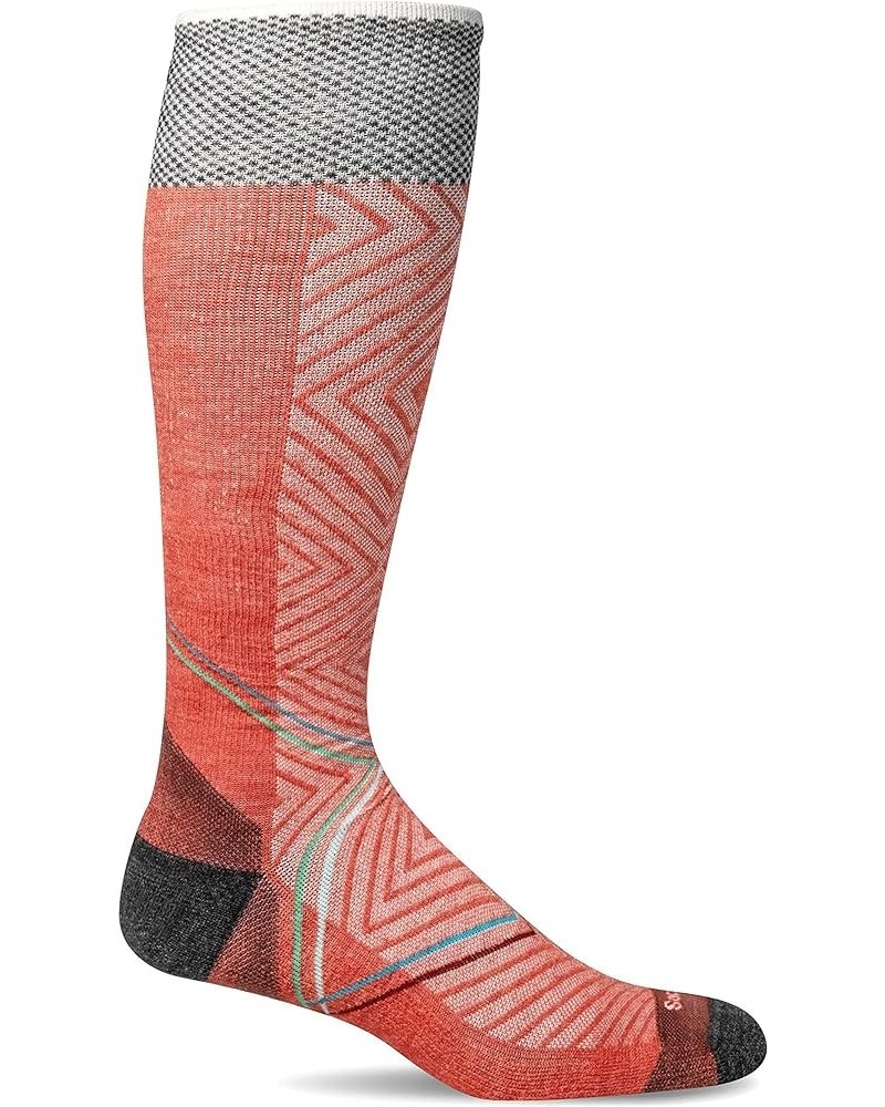 Women's Pulse Firm Graduated Compression Sock Guava $16.45 Activewear