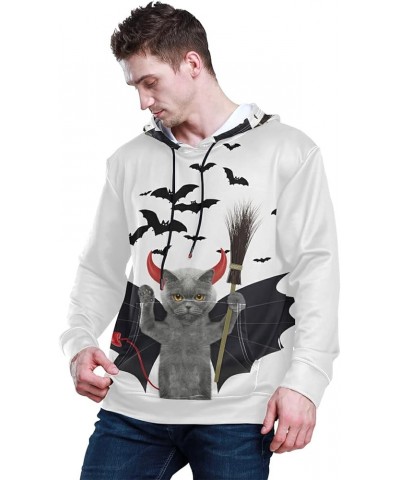 Owl Wolf Eagle Deer Hoodie Pullover Long Sleeves Thin Workout Sweatshirts Halloween Cat $17.50 Hoodies & Sweatshirts