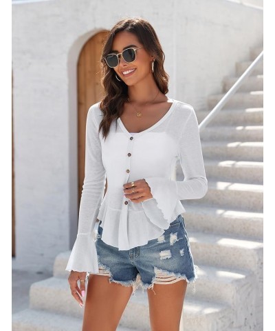 Women Long Sleeve Open Front Knit Cardigans Lightweight Summer Y2k Cropped Bolero Shrug Sheer Cute Trendy Going Out Top White...