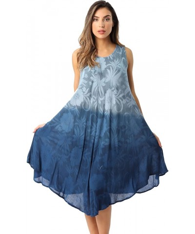 Dress Dresses for Women Blue Ombre Sundress $11.59 Dresses