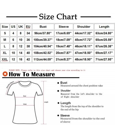 Valentines Day Shirts for Women Short Sleeve Crewneck Love Print Tee Tops Casual Loose T-Shirts 2024 Trendy Blouses A 01(vale...