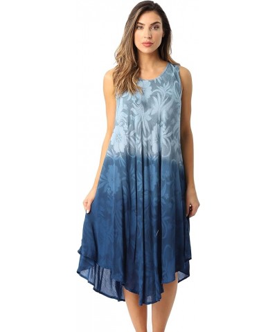 Dress Dresses for Women Blue Ombre Sundress $11.59 Dresses