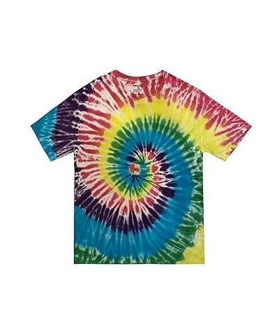 Whiskey & Oak Tie Dye Crew Neck T-Shirt 15959-J-L XX-Large Tie Dye Neon Multi $7.64 T-Shirts