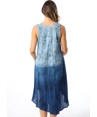 Dress Dresses for Women Blue Ombre Sundress $11.59 Dresses