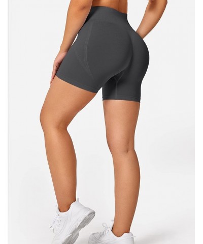 Dora Seamless Scrunch Workout Shorts for Women High Waisted Butt Lifting Gym Yoga Biker Shorts 0 Coal $16.51 Activewear