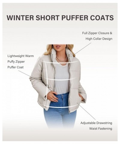 Women Faux Leather Jacket Long Quilted Hood Puffer Winter Coat White Short $17.15 Jackets