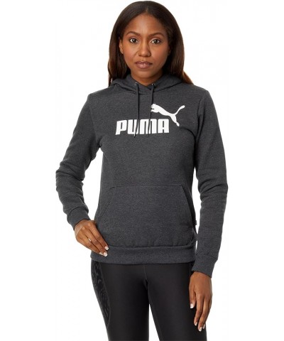 Women's Essentials Logo Fleece Hoodie Dark Gray Heather $15.89 Activewear