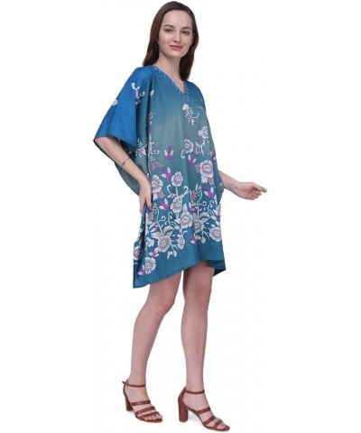 Kaftan Dress - Caftans for Women - Women's Caftans Suiting Teens to Adult Women in Regular to Plus Size 159-teal $11.39 Swims...