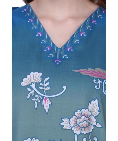 Kaftan Dress - Caftans for Women - Women's Caftans Suiting Teens to Adult Women in Regular to Plus Size 159-teal $11.39 Swims...