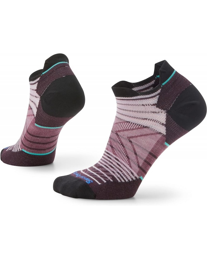 Women Run Zero Cushion Stripe Low Ankle Purple Eclipse $12.88 Activewear