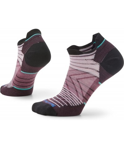 Women Run Zero Cushion Stripe Low Ankle Purple Eclipse $12.88 Activewear