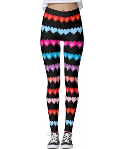 Heart Pants Women Patterned Tights Print Soft Leggings for WomenPattern Leggings for Women Unique Gifts for Women B-i $11.00 ...