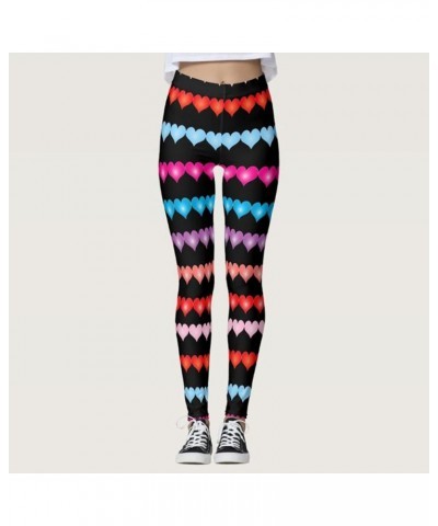 Heart Pants Women Patterned Tights Print Soft Leggings for WomenPattern Leggings for Women Unique Gifts for Women B-i $11.00 ...