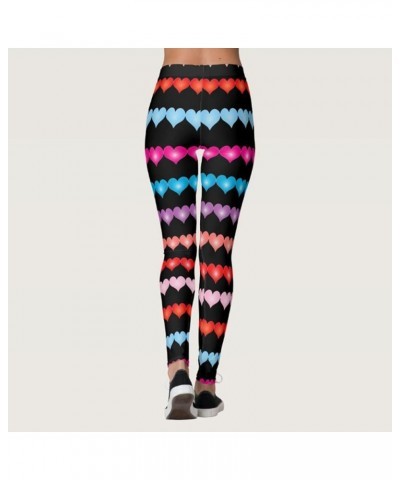 Heart Pants Women Patterned Tights Print Soft Leggings for WomenPattern Leggings for Women Unique Gifts for Women B-i $11.00 ...