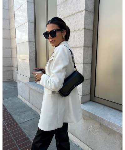 Women's Whisper White Boyfriend Blazer Whisper White $15.72 Blazers