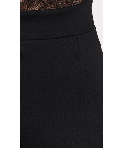 Women's Neoprene 7/8 Split Front Pants Black $84.92 Leggings