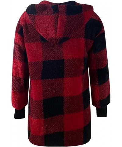 Fall Jackets for Women 2023 Plaid Shacket Flannel Cute Jackets Long Sleeve Fall Outfits Women Trendy Winter Coat 2023 Black F...