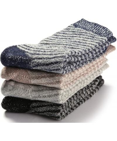 Mio Marino Women's Warm Wool Socks - Soft Cozy Thick Knitted Socks - 4 Pack - Gift Box Faded $13.63 Socks