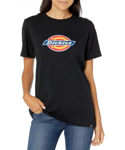 Women's Logo Graphic Short Sleeve T-Shirt Black $8.96 T-Shirts