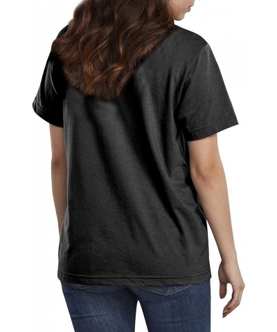 Women's Logo Graphic Short Sleeve T-Shirt Black $8.96 T-Shirts