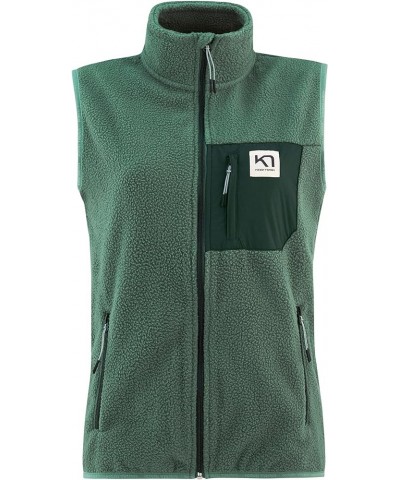 Rothe Women's Fleece Vest, Lightweight Winter Jacket Women, Sleeveless Midlayer Jacket with Chest Pocket Murk $31.32 Activewear