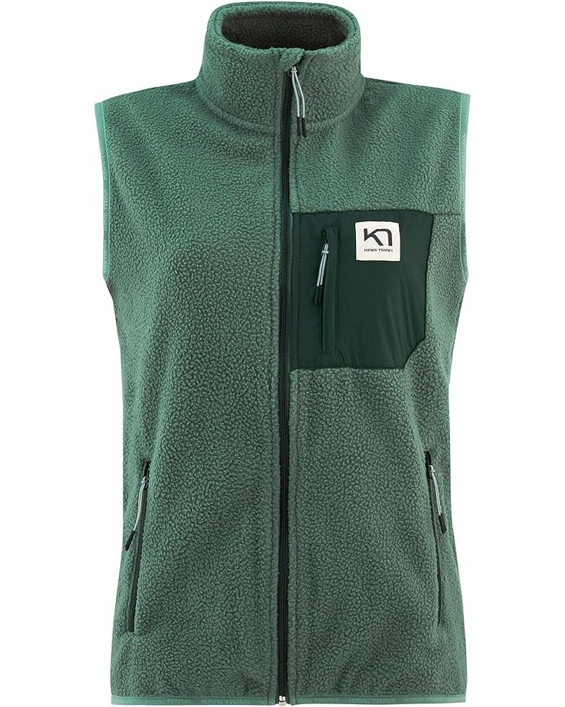 Rothe Women's Fleece Vest, Lightweight Winter Jacket Women, Sleeveless Midlayer Jacket with Chest Pocket Murk $31.32 Activewear