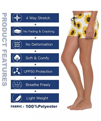 Women's Board Shorts Floral Beach Swim Shorts Swim Trunks Multi18 $12.25 Swimsuits